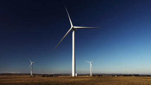picture of wind turbine farm