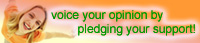 Voice your opinion and pledge to help tackle climate change and fuel poverty.